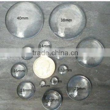 Complete DIY Pendant Kits, round, Metal Bezels + Glass Cabochons+ Chain Necklaces wholesale clear transparent Glass Cabochons