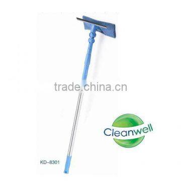 Turning head window squeegee