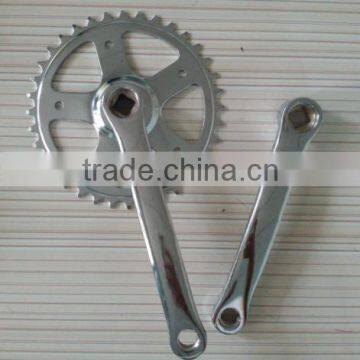 S102CP steel chainwheel bicycle crankset crank length:175mm/152mm/140mm