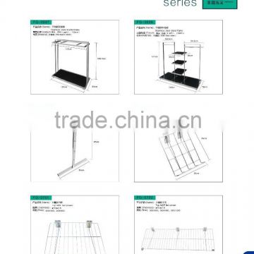 clothes garment display rack/ clothes shop equipment