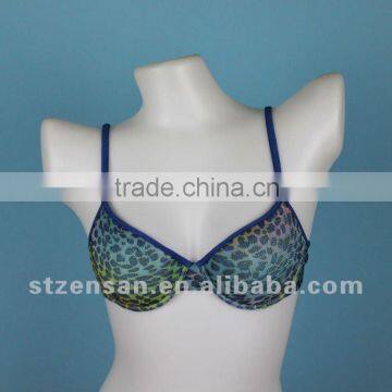 manufacturer direct sale women mesh printing sexy bra