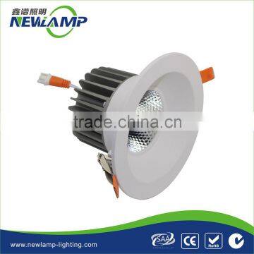 Fine Workmanship IP44 dimmable cob led downlight