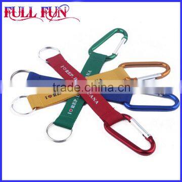 Latest arrival novel design polyester lanyard on sale | carabiner lanyard for key