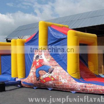 45FT assault Obstacle course/ high quality inflatable obstacle course/obstacle course equipment for sale