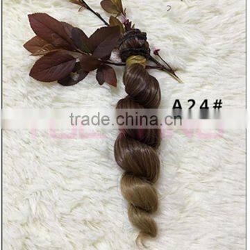 Hotsale Natural Brown Curly Hair Weave for Braiding photo-3