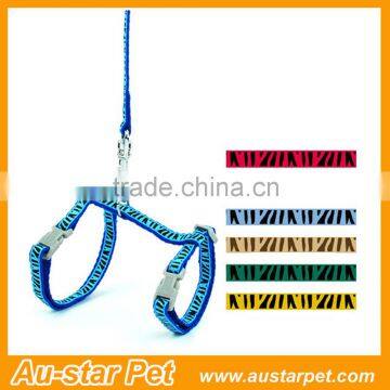 Zebra Markings Nylon Pet Cat Harness, Cat Leashes, Cat Products