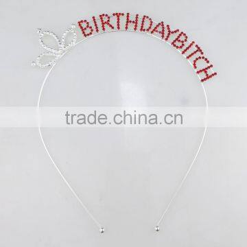 Wholesale cheap stong female birthday headband