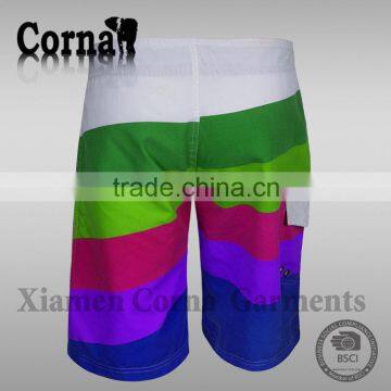 Breathable polyester fabric beach sport oem cool design short pants for wholesales