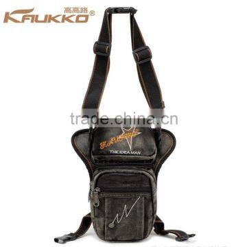 Old Fashion Design Drop Leg Bag for Men Bicycle Waist Packs