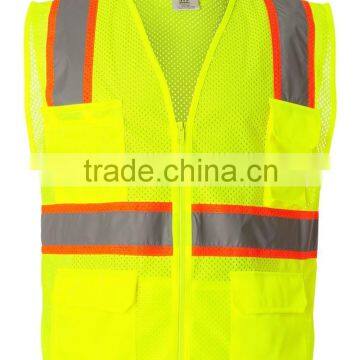 multifunction safety mesh vest with pockets