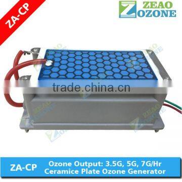 Ceramic plate ozone generator cell