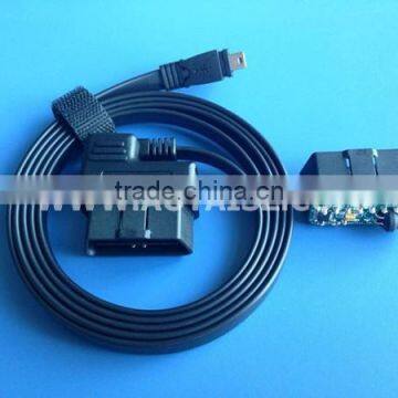 obd2 cable conector usb flat micro usb cable