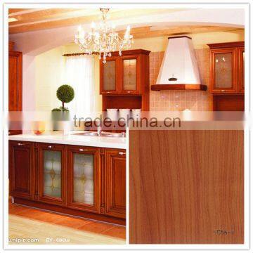 woodgrain color decorative rigid pvc film for doors