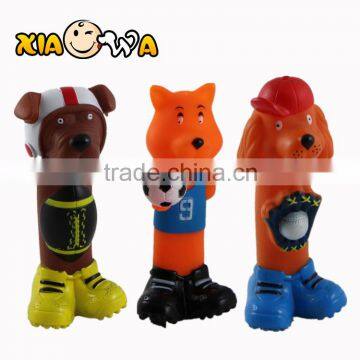 Vinyl dog head people stand Stylish Design Voice Dog Doll Buy Toys From China