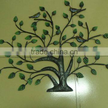 XY13473 tree of life metal wall decor home ornament wrought iron hanging art handicrafts