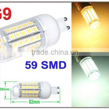 mini G9 led 7W plastic 59SMD