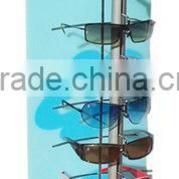 sunglasses display countertop;counter eyeglasses display rack;locking eyewear dsiplay stand