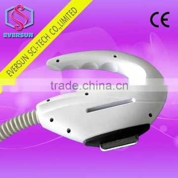 Newest big spot ipl handle in 15*60MM / Fashion ipl RF handle in big IPl lamp