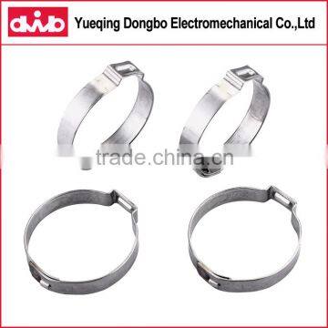 factory outlet stainless steel metal clip fastener ear type spring band hose clamps