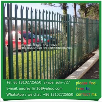 decorative fence Steel palisade/metal palisade for sale