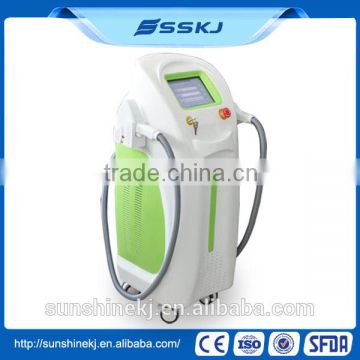 CE approved elight+ 10 BARS laser hair removal machines for salon use