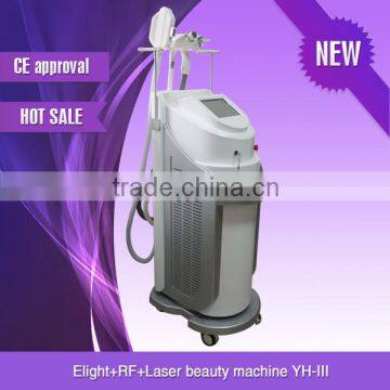 Professional Elight Rf Ipl Hair Removal Machine Beauty Equipment 2013 China New Redness Removal Skin Care Products For Salon Or Home Use 3 In1 YH-III