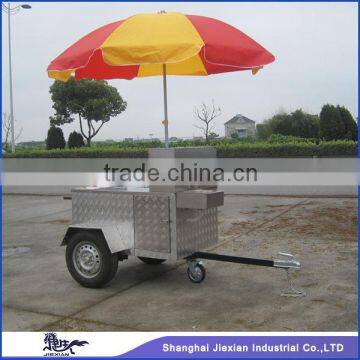 2015 JX-HS120D Professional Stainless Steel Outdoor Mobile Steaming Hot Dog Trailer photo-4