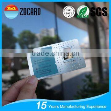 Customized Brush Finish Stainless Steel Business Card photo-4