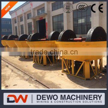 High grinding ratio wet magnet pan mill