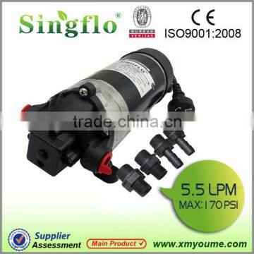 Singflo 200psi 10LPM 12v dc high pressure water pump for car wash