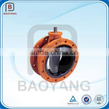 OEM wafter teflon lined butterfly valve,powder coating