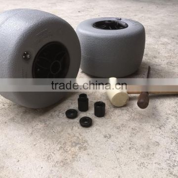 Sand Wheels, Beach Wheels 11.8 inch Low Pressure Balloon Sand Tires Paired