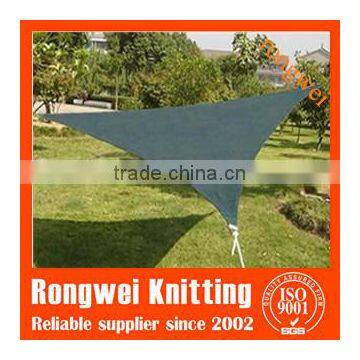 dark green warp knitted shade sails for swimming pools