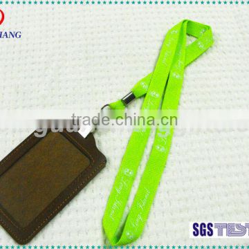 2013 Custom Design PU Card Holder with lanyard