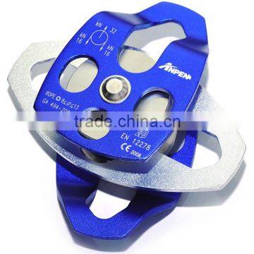 Climbing With Single Steel Wire Rope Double Pulley photo-3