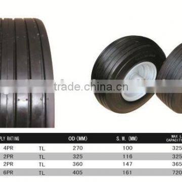 13x5.00-6 Lawn Mower Wheel Tubeless Golf Cart Pneumatic photo-2