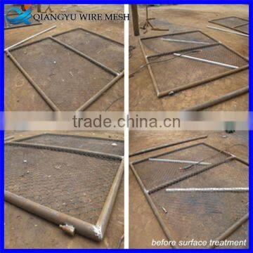 Basketball Court Chain Link Fence per Sqm Weight/ Rubber Coated Chain Link Fence photo-5