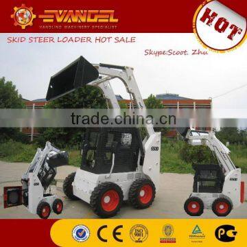 Skid steer loader with 100hp Deutz engine,loading capacity is 650kg