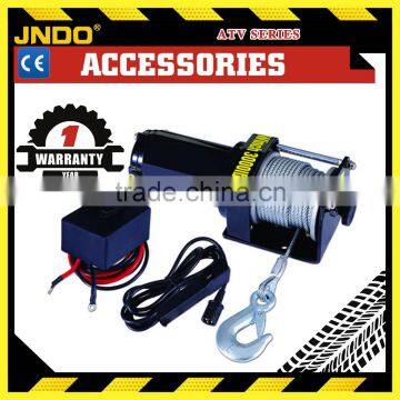 3000lbs 12V permanent magnet fast line speed electric winch for ATV