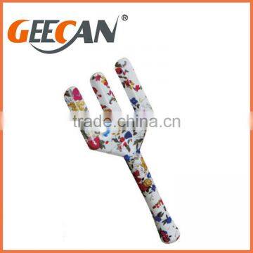 3pcs Garden Tool Set Including 2 Shovels,1 Fork With Floral Printing photo-6