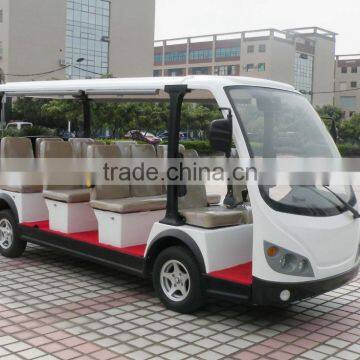 Excellent Quality 4 Wheel Battery Powered Tourist Car New Electric Shuttle Bus photo-3