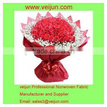 25 gsm to 50gsm PET and Spunbond Polypropylene Fabric for flower and gift packing HS Code 5603129000