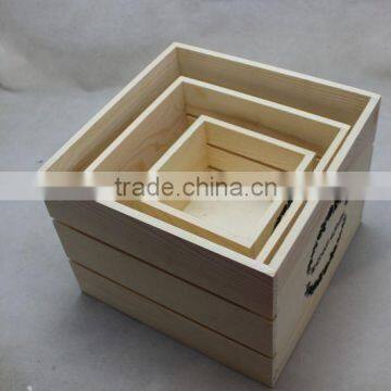 Wooden Storage Crates Without Lids for Fruit and Vegetable photo-3