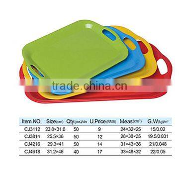 Serving Tray Sets, Square Melamine Handle Tray photo-5