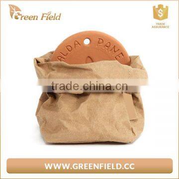 Natural Material of Washable Kraft Paper Storage Keeper Bag Buggy Bag photo-3