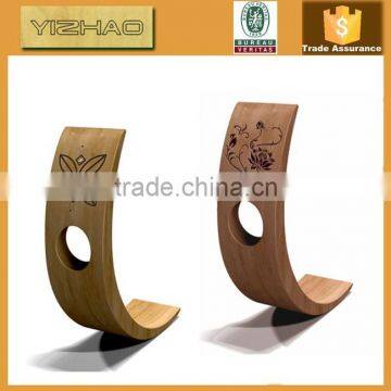 Custom wooden 2 tiers wine rack,wooden shoes holder