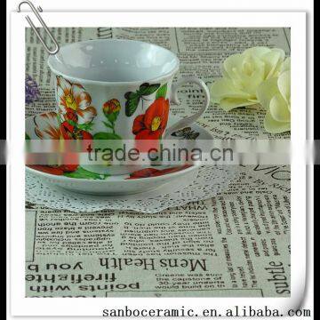 China 2016 Red Rose Design Tea Cup Luxury Favors Coffee Cup photo-4