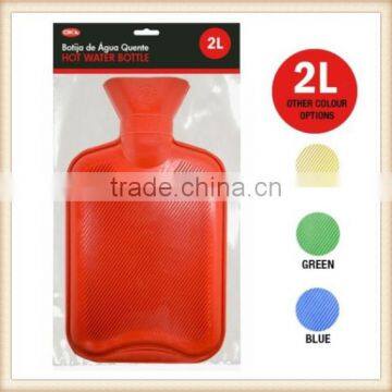 NEW 2L LITER LARGE HOT WATER NATURAL RUBBER BOTTLE WARMER