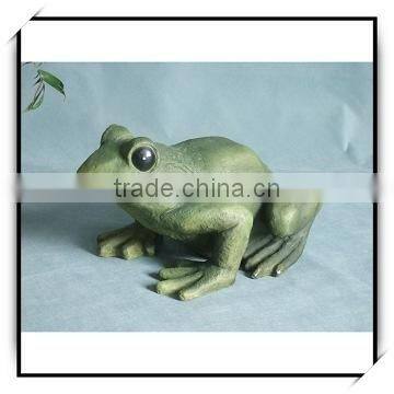 2015 New style gift items resin decoration green garden frogs