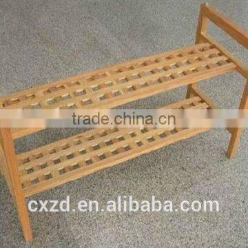 Commercial Wooden Shoe Rack With Good Quality photo-2